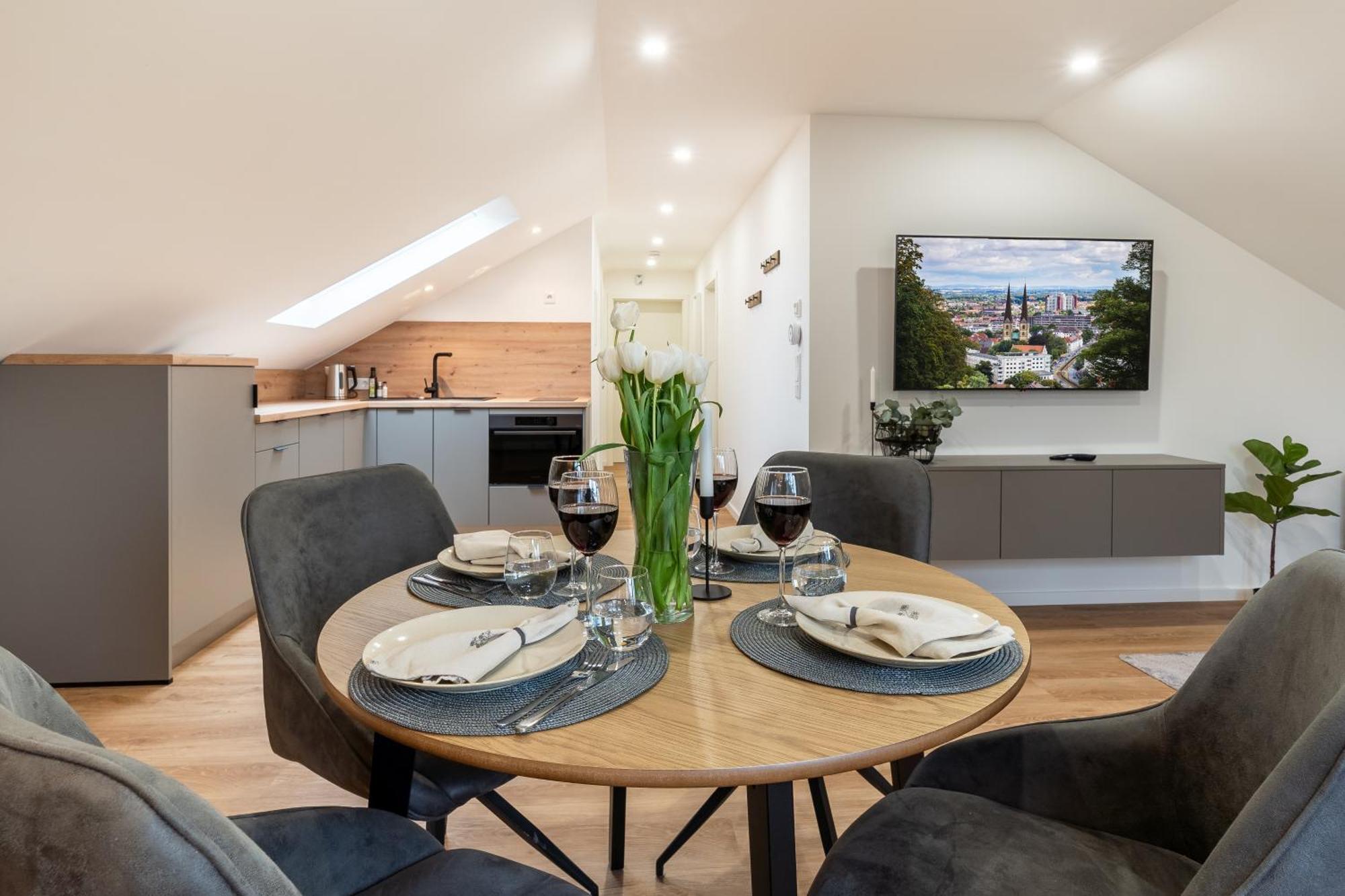 Apartment Milse - Modern. Stylisch Билефельд Экстерьер фото